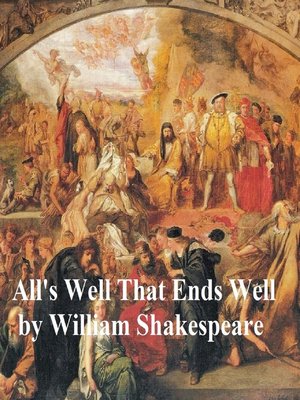 cover image of All's Well That Ends Well, with line numbers